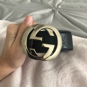 Gucci black belt